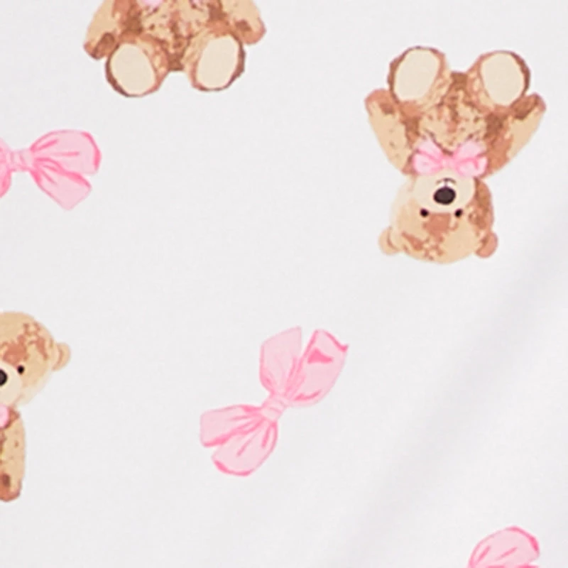 Teddy Bear Print V-Neck Pajama Cami and Pants Set