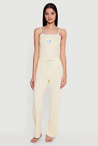 Blueberry Graphic Pajama Cami and Pants Set