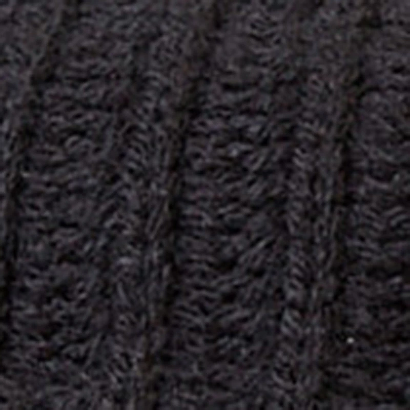 Solid Ribbed Knit Beret