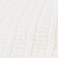 Solid Ribbed Knit Beret