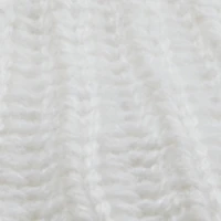 Solid Ribbed Knit Beret