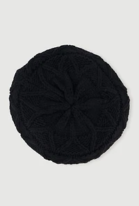 Cozy Cable Knit Beret