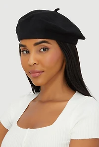 Solid Wool Beret