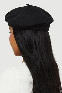Solid Wool Beret