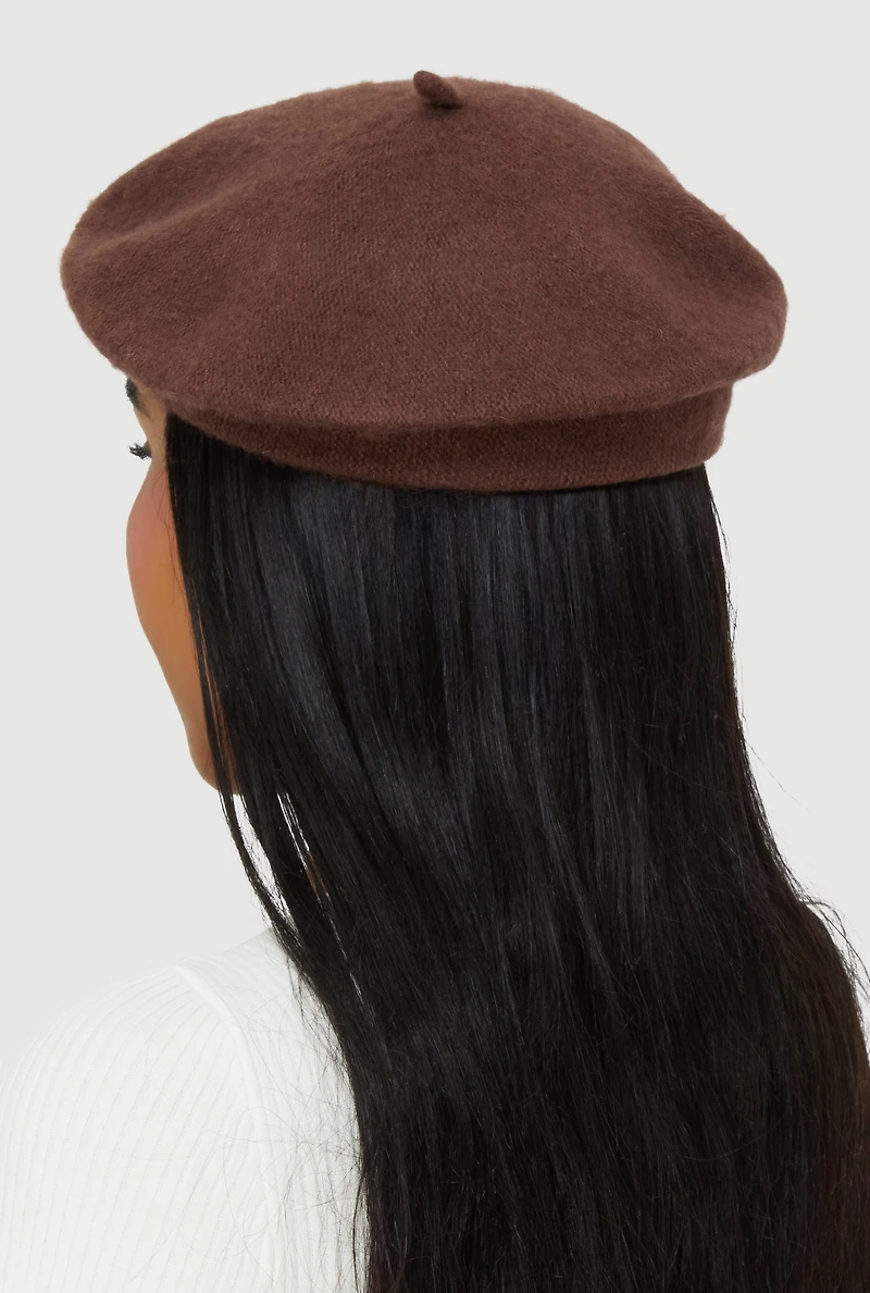Solid Wool Beret