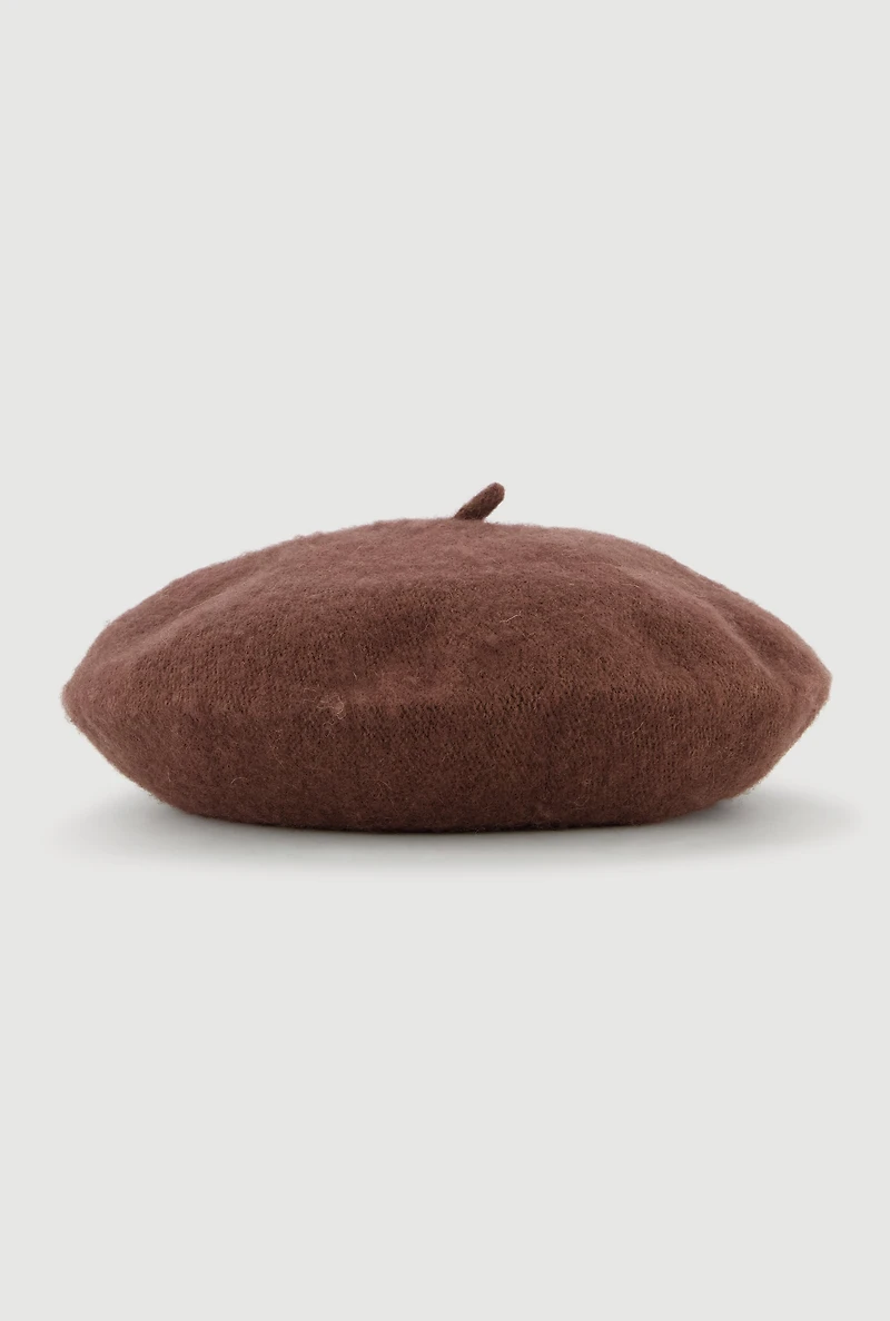 Solid Wool Beret