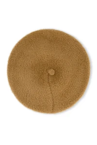 Womens Wool Beret, Brown