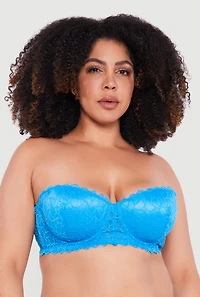 Plus Lace Convertible Balconette Bra