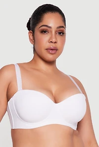 Plus Laser Cut Convertible Balconette Bras 2 Pack