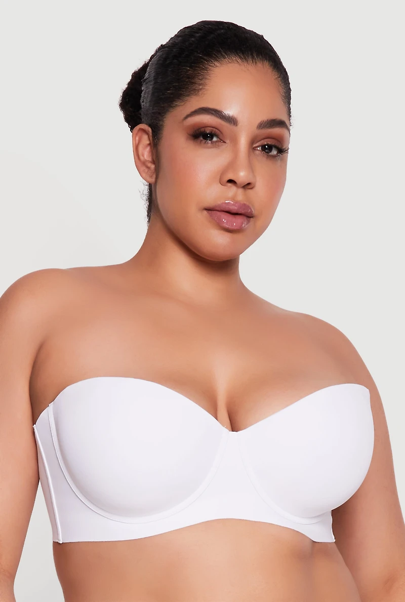 Plus Seamless Laser Cut Convertible Balconette Bra