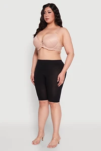 Womens Plus Size Lace Convertible Strap Plunge Bra, Beige, Size 40D
