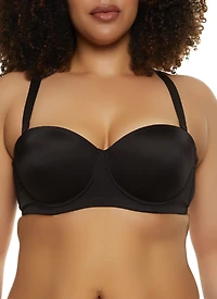 Plus Basic Balconette Bra | Convertible to Strapless