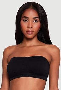 Solid Seamless Bandeau Bra