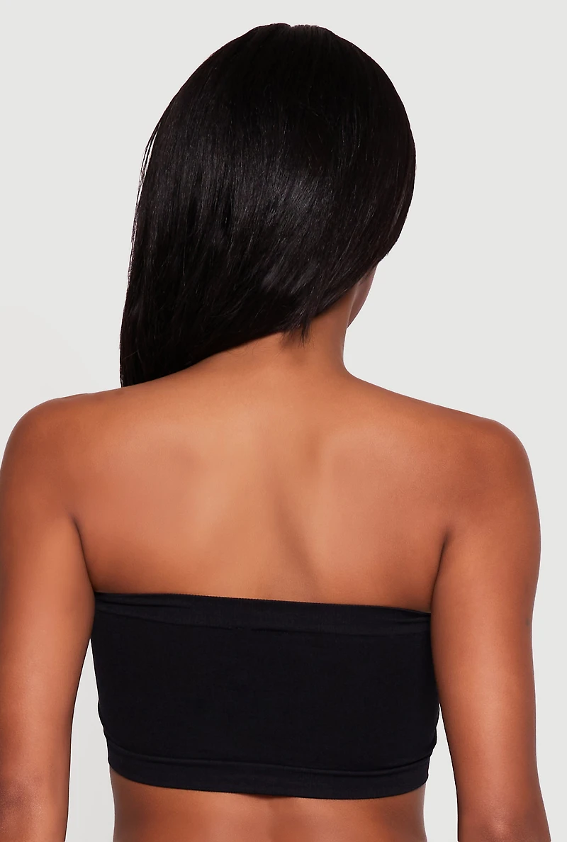 Solid Seamless Bandeau Bra