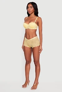 Scalloped Lace Convertible Strapless Bra