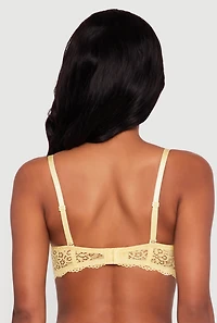 Scalloped Lace Convertible Strapless Bra