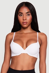 Laser Cut Push Up Plunge Bras 2 Pack