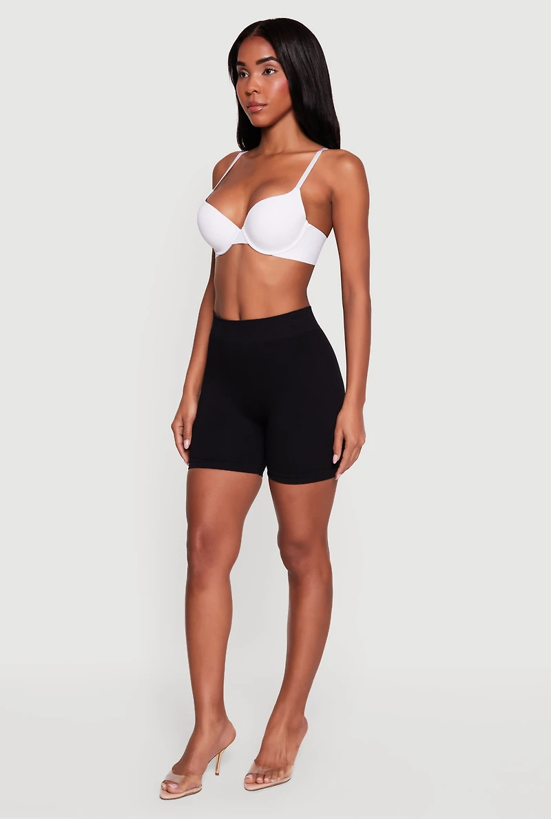 Laser Cut Push Up Plunge Bras 2 Pack