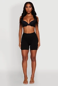 Womens Basic Plunge Bra, Black, Size 34D