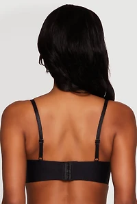 Womens Basic Plunge Bra, Black, Size 36D