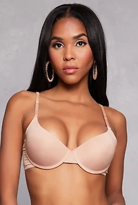 Womens Basic Plunge Bras 2 Pack, Multi, Size 38C
