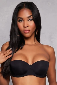 Bebe Clear Strap Balconette Bra | Convertible to Strapless