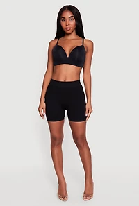 Solid Wireless Plunge Bra