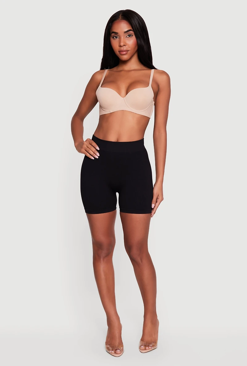 Solid Padded Plunge Bra