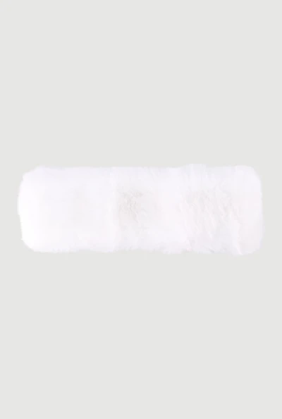 Solid Faux Fur Elastic Band Head Wrap