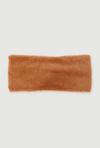 Faux Fur Twist Front Headband
