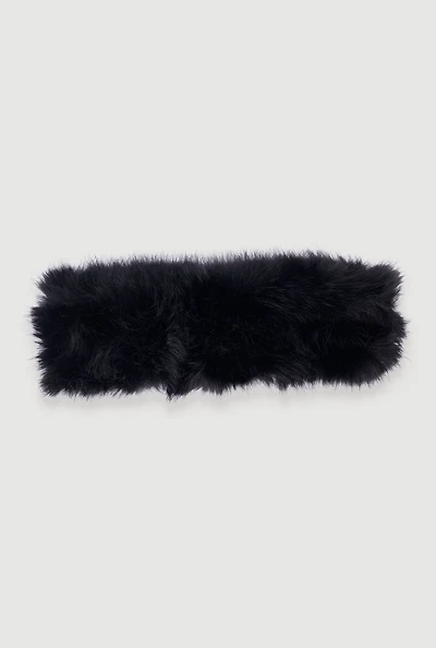 Solid Faux Fur Headband
