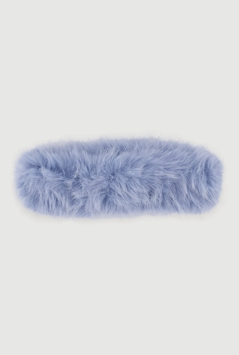 Solid Faux Fur Headband