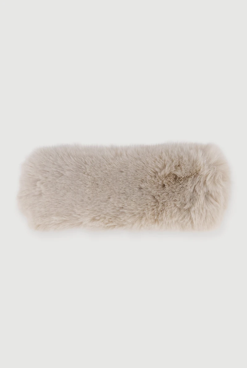 Womens Faux Fur Headband,
