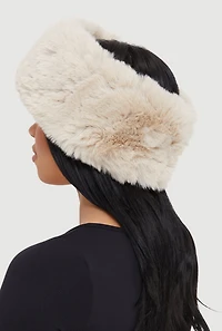 Womens Faux Fur Headband,