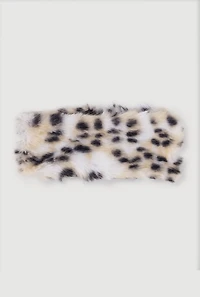 Animal Print Faux Fur Headband
