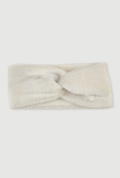 Faux Fur Twisted Front Headband