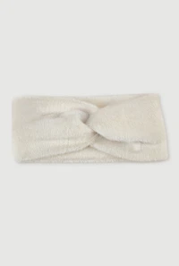 Faux Fur Twisted Front Headband