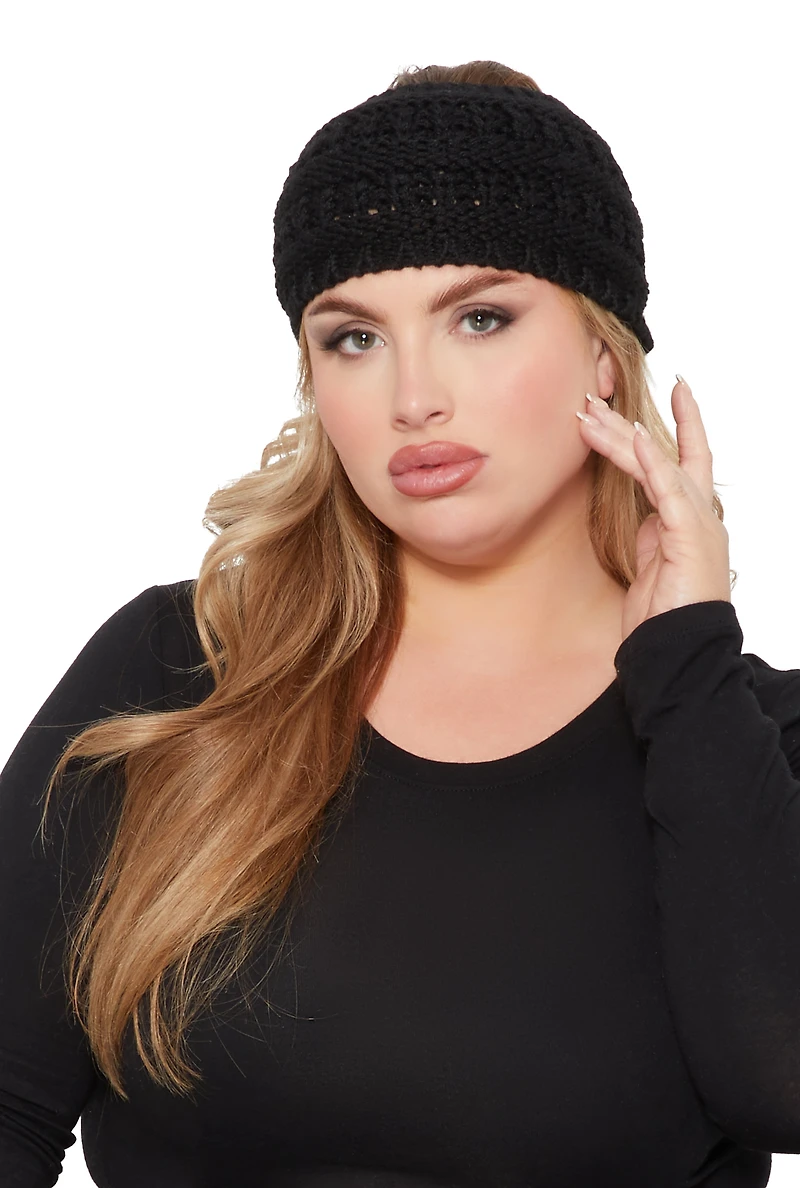 Womens Knitted Headband,