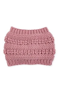 Womens Knitted Headband, Pink