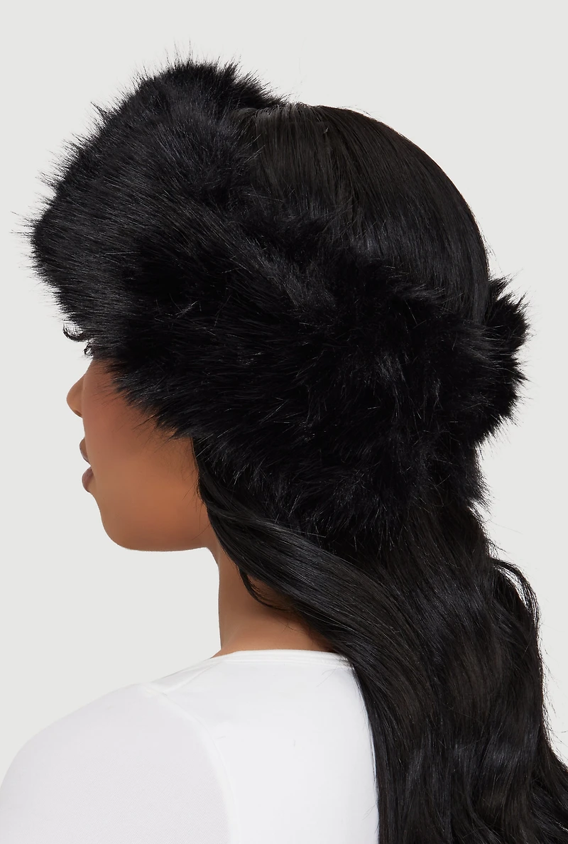 Faux Fur Head Wrap