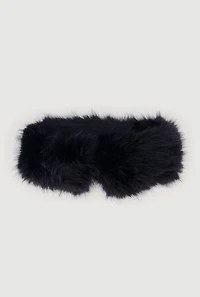 Womens Faux Fur Head Wrap,