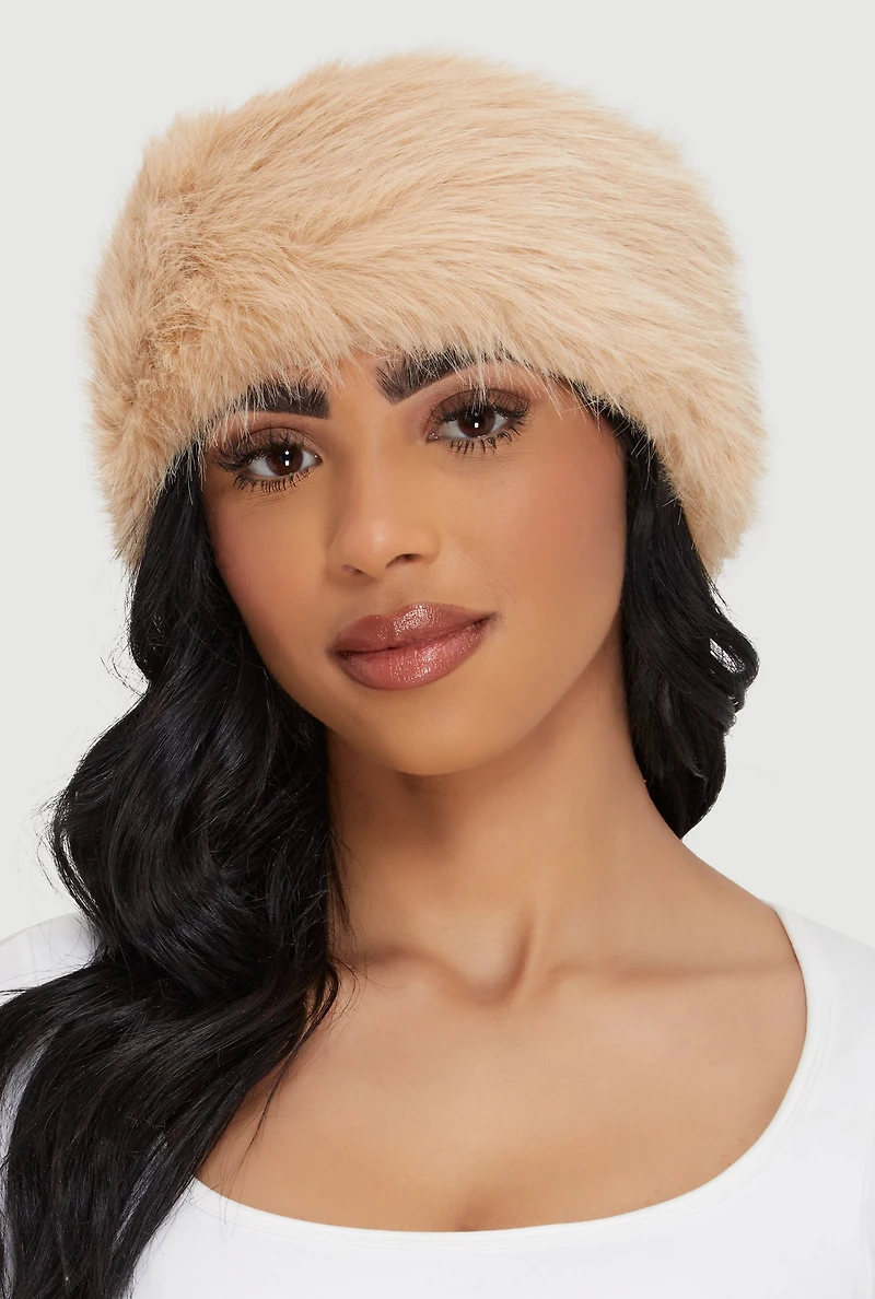 Faux Fur Head Wrap