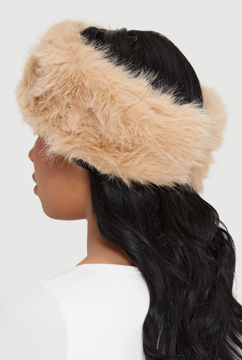 Faux Fur Head Wrap