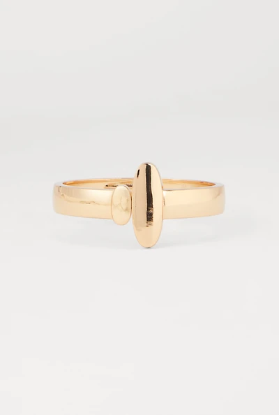 Asymmetrical Circle Hinge Bracelet
