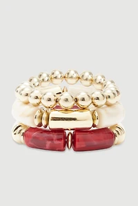 Assorted Beaded Bracelets Set of 3