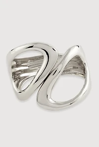 Chunky Metallic Hinge Bangle