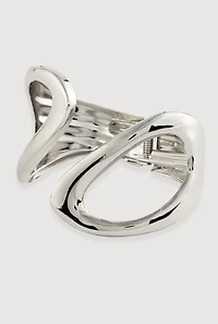 Chunky Metallic Hinge Bangle