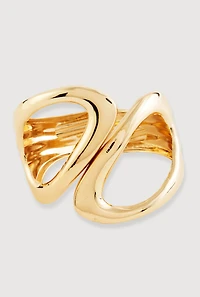 Chunky Metallic Hinge Bangle