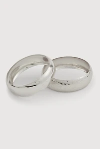 Metallic Chunky Bangles Set of 2