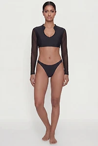 Ruched Back Bikini Bottoms